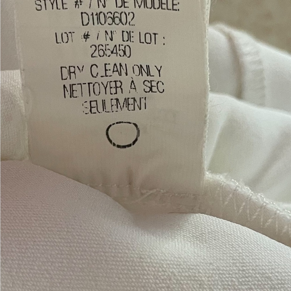 Theory White Stretch Sleeveless Fit & Flare Mini Dress 1709 - Picture 8 of 11